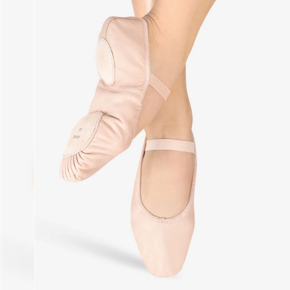 Bloch Girl Leather Split Sole Ballet Shoes